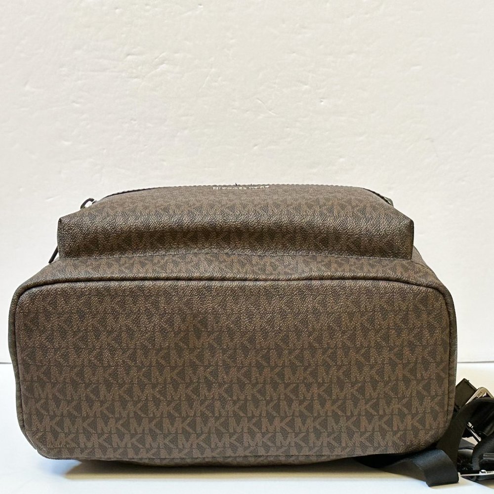 Michael Kors Cooper Large Backpack MK Brown Black - Picture 6 of 11